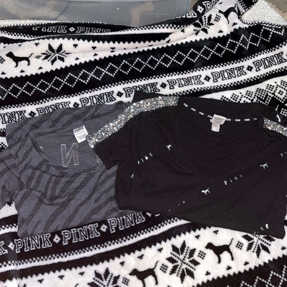 COPY - PINK bling top bundle